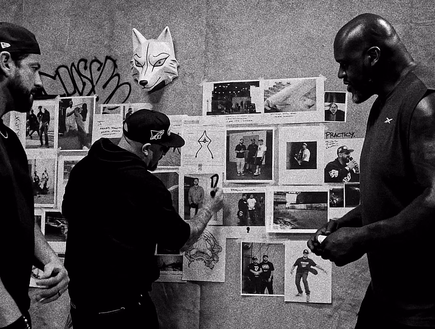 Chris Raw building the visual direction for a music release from selected frames
